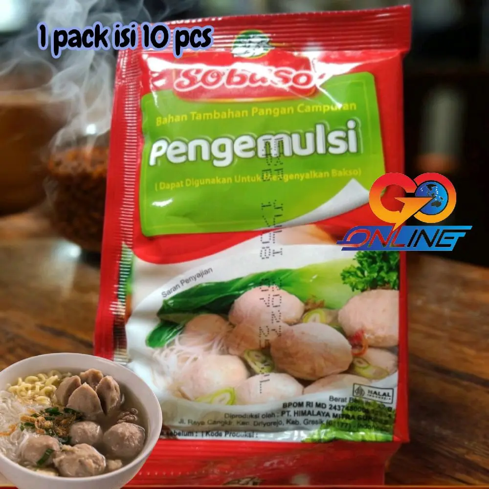 SOBASO PENGENYAL PENGEMULSI 32GR (1 PACK ISI 10PCS) EMULSIFIER