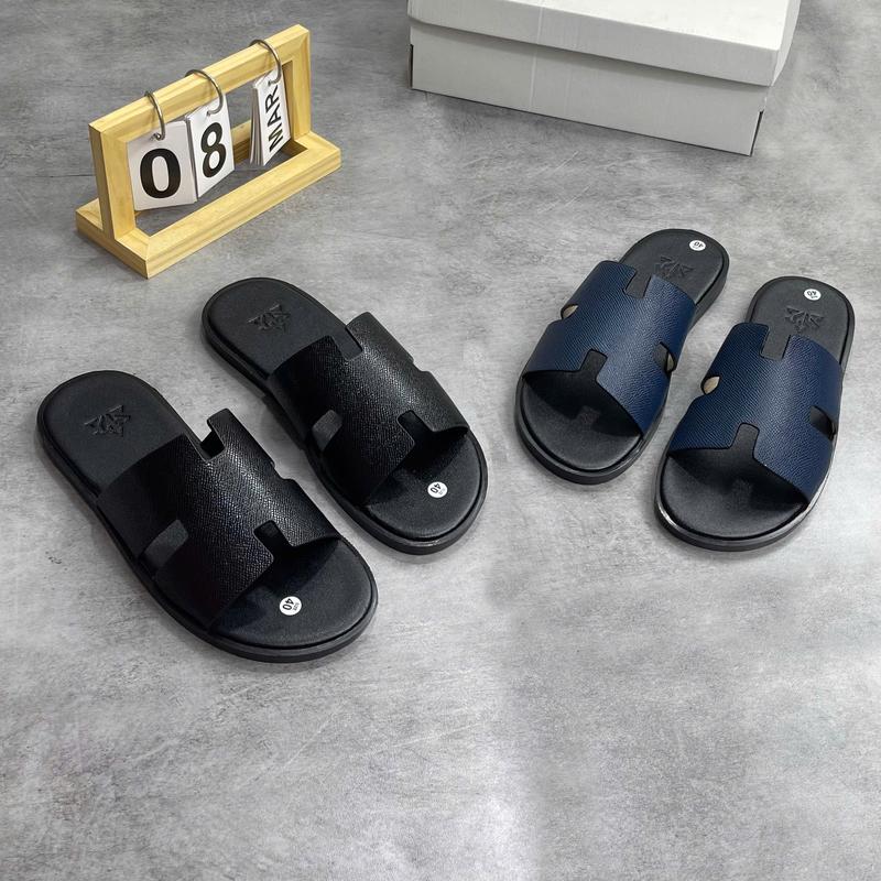 [Hàng loại 1 - Sơn Viền] Dép Nam Size 36-45 Phom Chuẩn | Dép Da Quai Ngang Trend 2024 | Đế Cao Su Cao Cấp | Dép Thời Trang (Nhung Đồng Quai Hậu Sandal DéP Đế Bằng) DéP