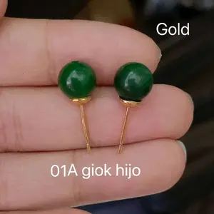 promo Anting wanita permata giok impor model terbaru dan terlaris