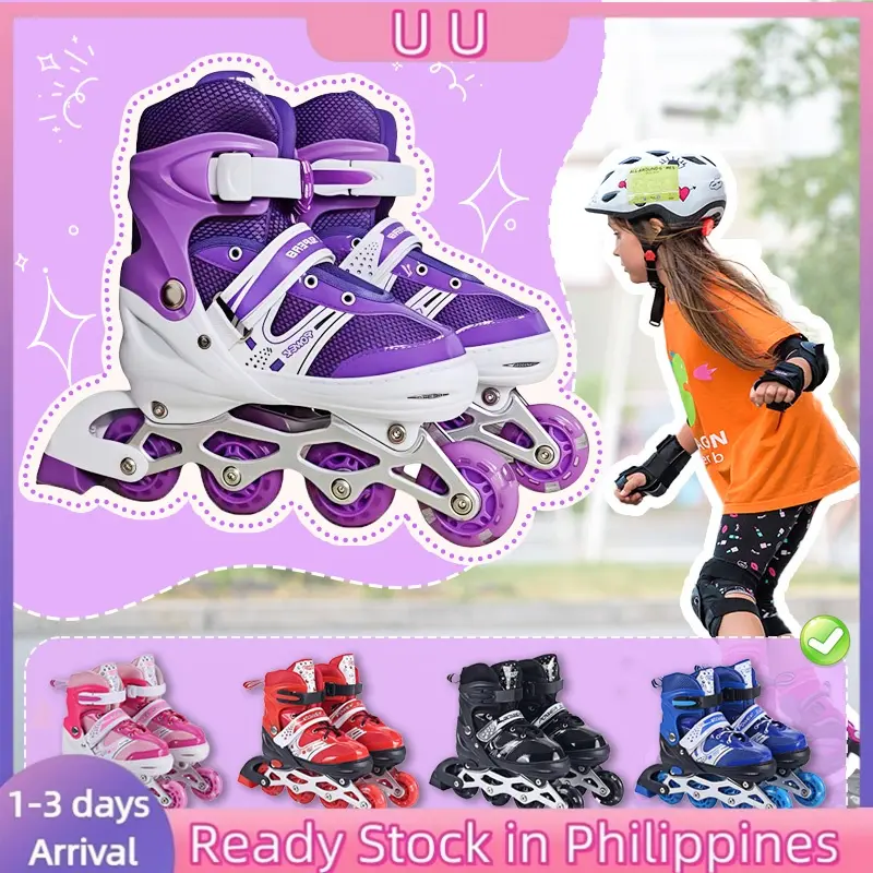 Weiqiu Bo66 Adult Inline Skates wheel roller skates (Black