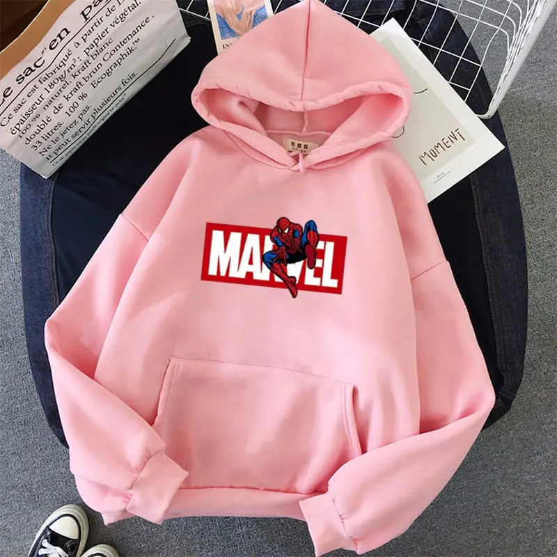 Hoodie Jaket Sweater Anak Kecil MARVEL Anak sd Smp Laki Laki Perempuan Cowok Cewek Pria Wanita Anime Waifu Kartun Jepang Bahan Impor Korea Murah Usia 3 4 5 6 7 8 9 10 11 12 13 14 15 16 TAHUN Detles Fashion Bulu Pakaian 4