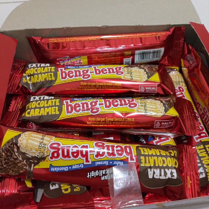 beng beng 1 box isi 17 pcs free ongkir cemilan yang renyah berbalut ...