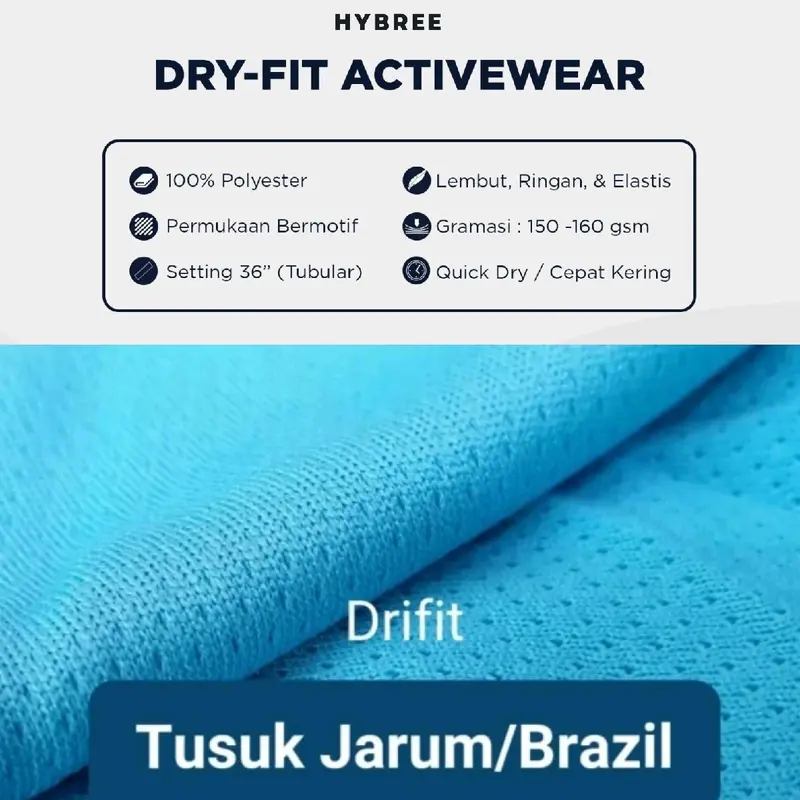 Kaos Jersey Dryfit Sablon Running untuk Olahraga - Sport 6