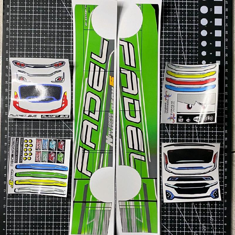 sticker livery maudi lengkap dengan headlamp jb 3 dan jb 5/ sticker miniatur bus basuri livery maudi lengkap Paper Stationery Car 2