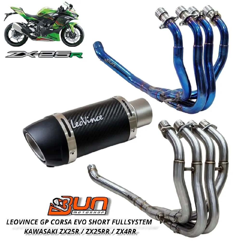Leovince GP CORSA EVO SHORT Original Fullsystem Kawasaki ZX25R ZX25RR ZX4RR
