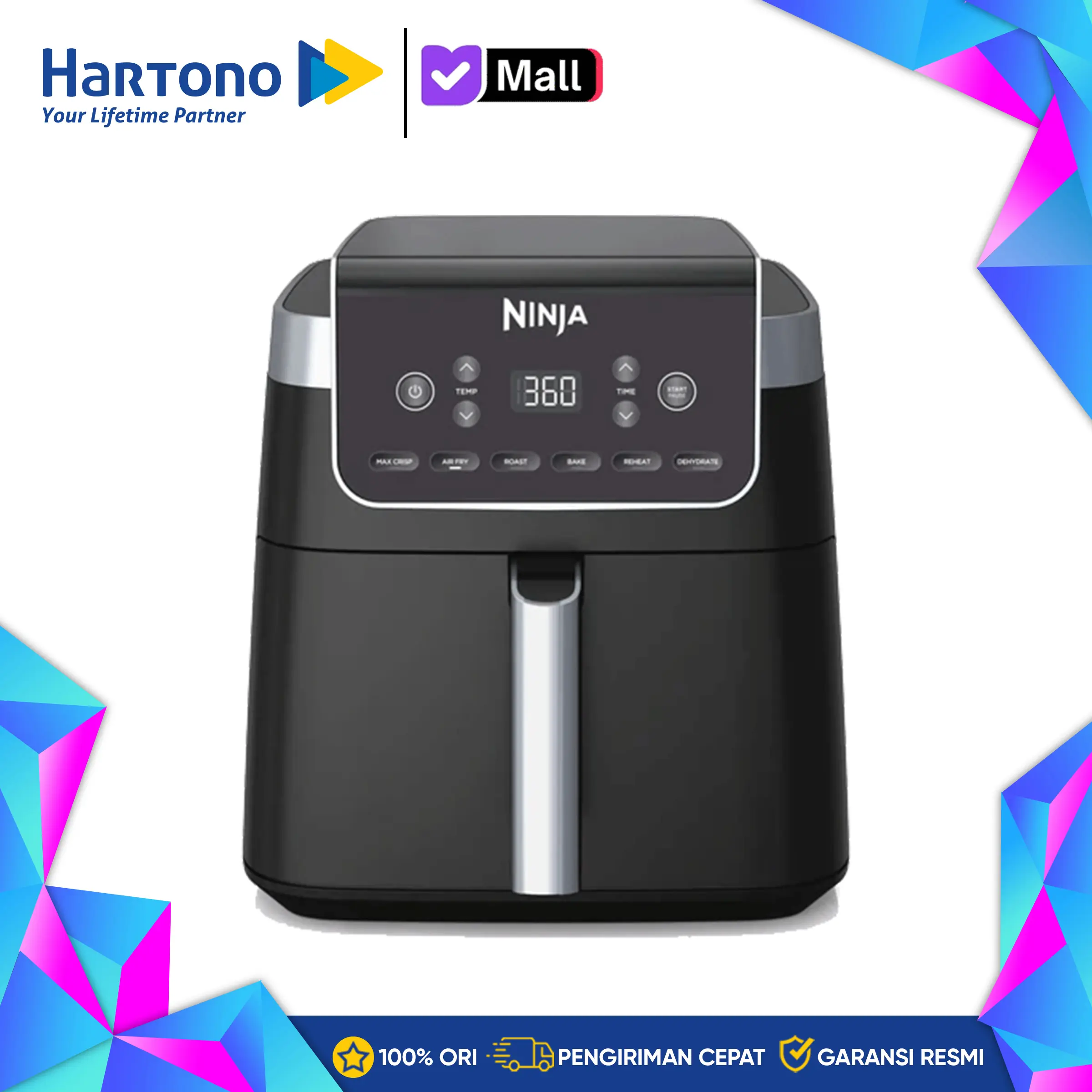 Ninja Air Fryer Max Pro 6.2L AF181 AF181ID