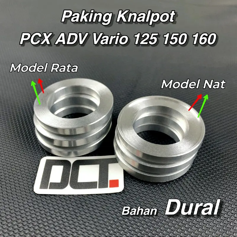 Paking Knalpot Vario 125 150 160 PCX ADV 150 160 Bahan Dural Khusus Knalpot Racing