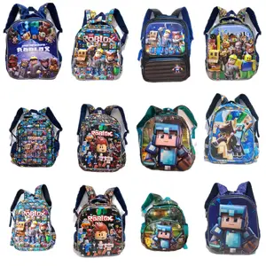 Tas Sekolah Anak Laki Laki TK Karakter Roblox HSD RM 13 Inch Motif Timbul 3 Dimensi Ransel Fashion