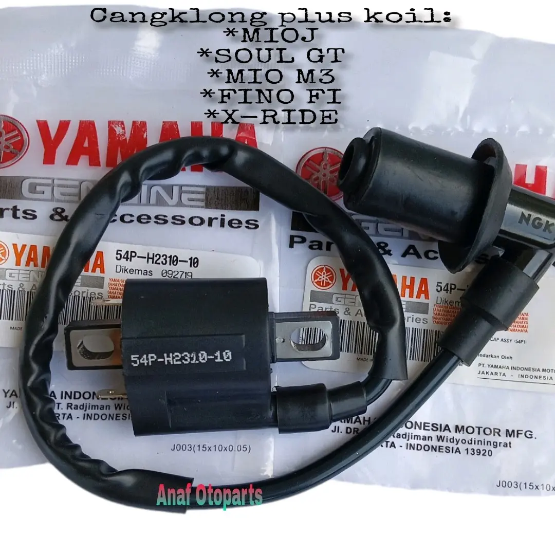 KOIL COIL PLUS CANGKLONG BUSI MIOJ / MIO M3 / SOUL GT / FINO FI. Motorcycle