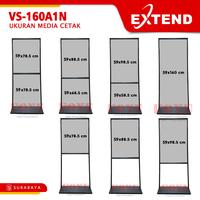 Gambar Extend VS-160A1N Stand Display Banner Poster Menu Promosi 59 160 59x160 cm Tripod Besi Indoor Outdoor - VS Only dari Foyu Photo Kota Administrasi Jakarta Selatan 4 Tokopedia
