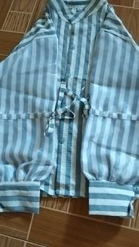 Product Review of 3-12 TAHUN KEMEJA ANAK OVERSIZE ORGANZA KEMEJA ANAK MOTIF SALUR Fashion from y**7 0