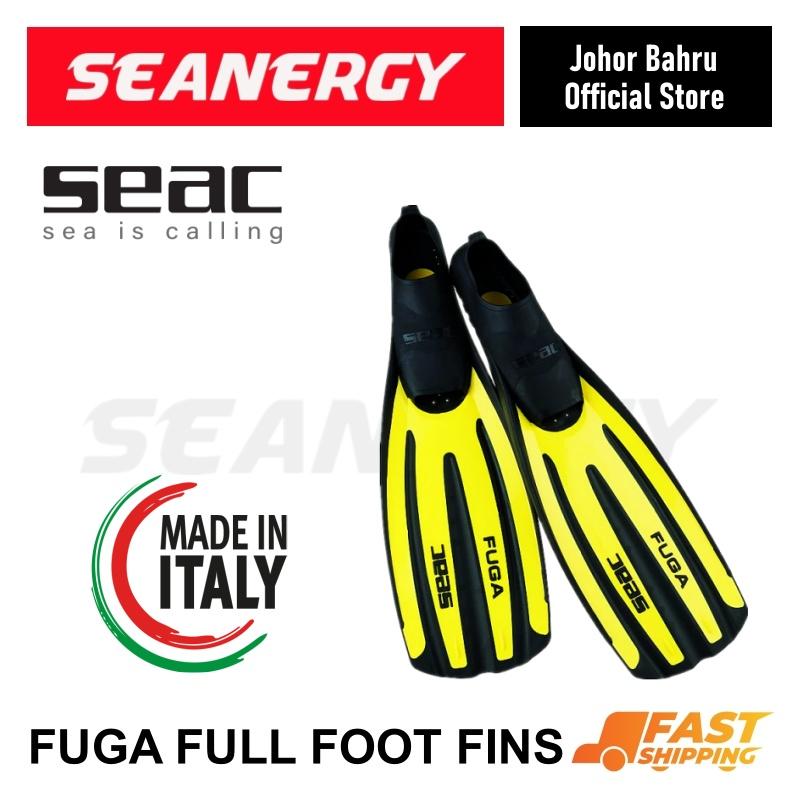Seac Fuga Scuba Diving Fin Snorkeling Fin Swimming Fin Freediving Fin Scuba Diving Fins Full Foot Fin Seanergy Scuba 5