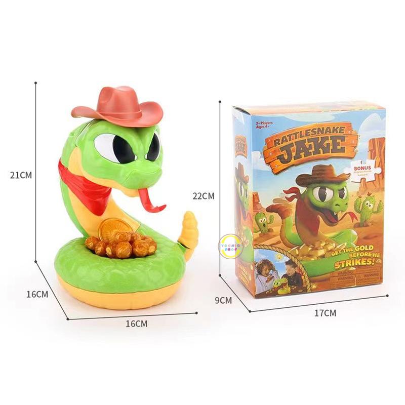 Rattlesnake Jake - Mainan Board Game Viral Ular Penjaga Emas yang Menggigit 4