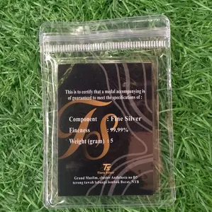 5 gram perak murni 99,9% cetak bulat dengan sertifikat