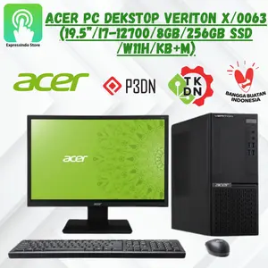 ACER PC DESKTOP VERITON X/0063 (19.5”/I7-12700/8GB/256G SSD/W11H/KB+M)