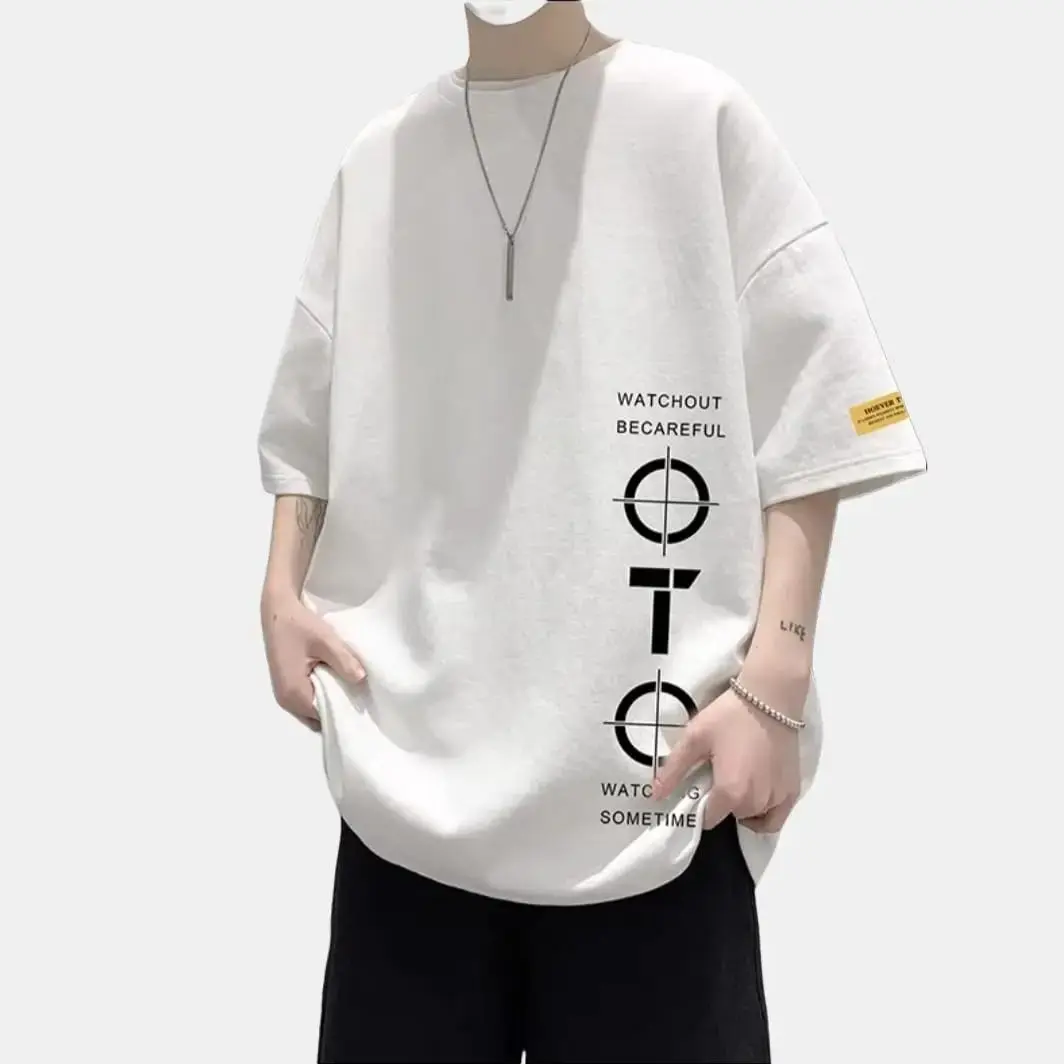 Baju Kaos Overisze Pria Wanita Unisex T-shirt Pakaian Pria Size M|L,XL,XXL,XXXL Baju Distro Outfit Cowok Unisex Terlaris Oversize REFUL - SEFO.ID Motif Sablon