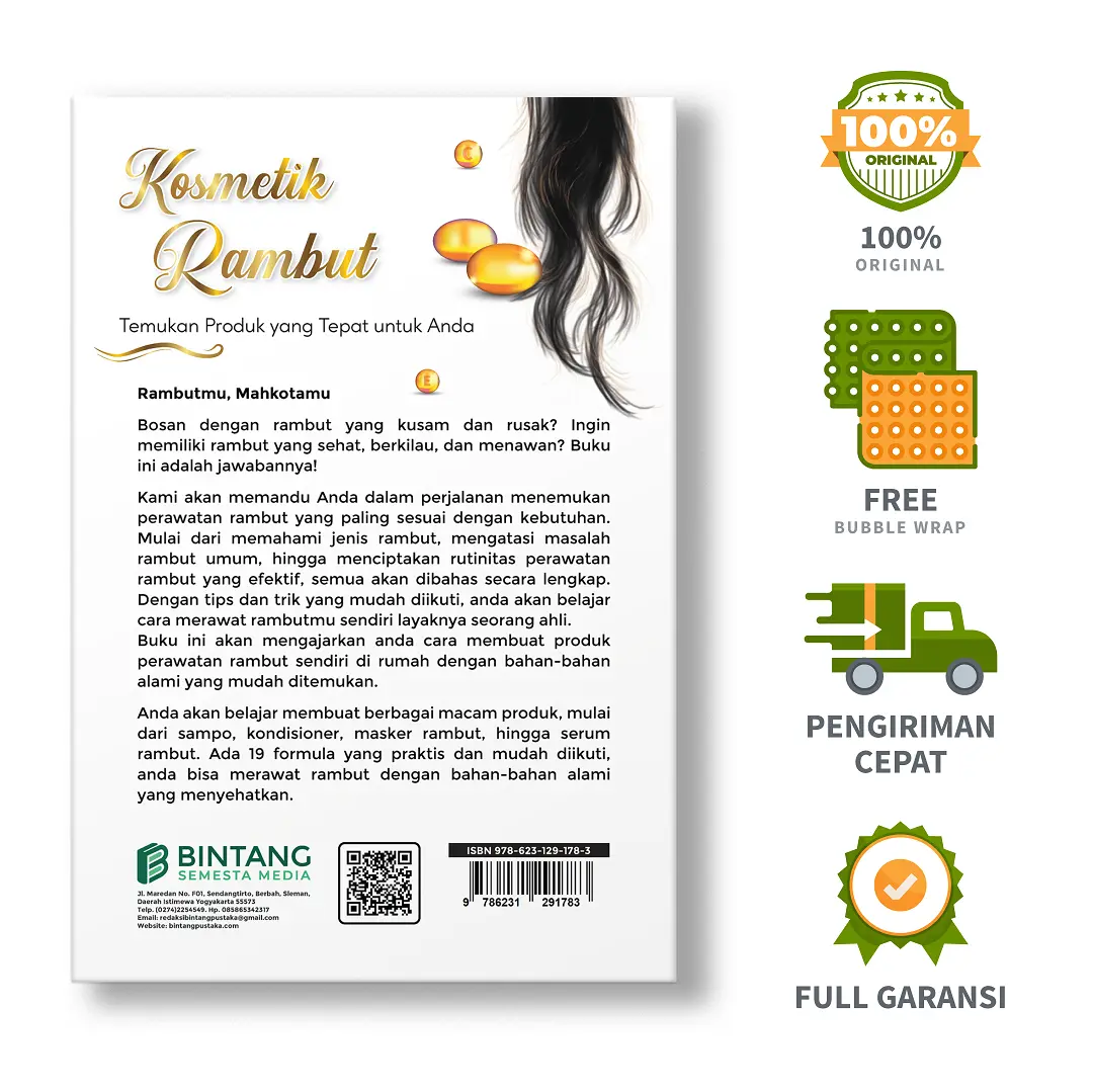 Buku Kosmetik Rambut : Temukan Produk yang Tepat untuk Anda