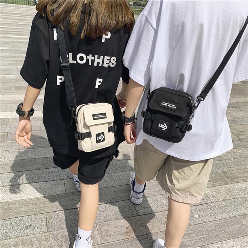 túi Messenger Vải Bố Đeo Một Bên Vai Thường Ngày Phong Cách Nhật Bản Mới Cho Nam, Đơn Giản Và Thời Trang, Túi Đưa Thư Nhỏ Thích Hợp Cho Các Cặp Đôi Và Học Sinh Bag Đeo Vai Đeo Chéo Đồng