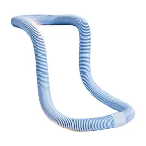 Weighted Fitness Hoop Quiet Design Foldable Waist Toning Hoop Belly Exercise Hoop Waist Training Circle for Fat Burning