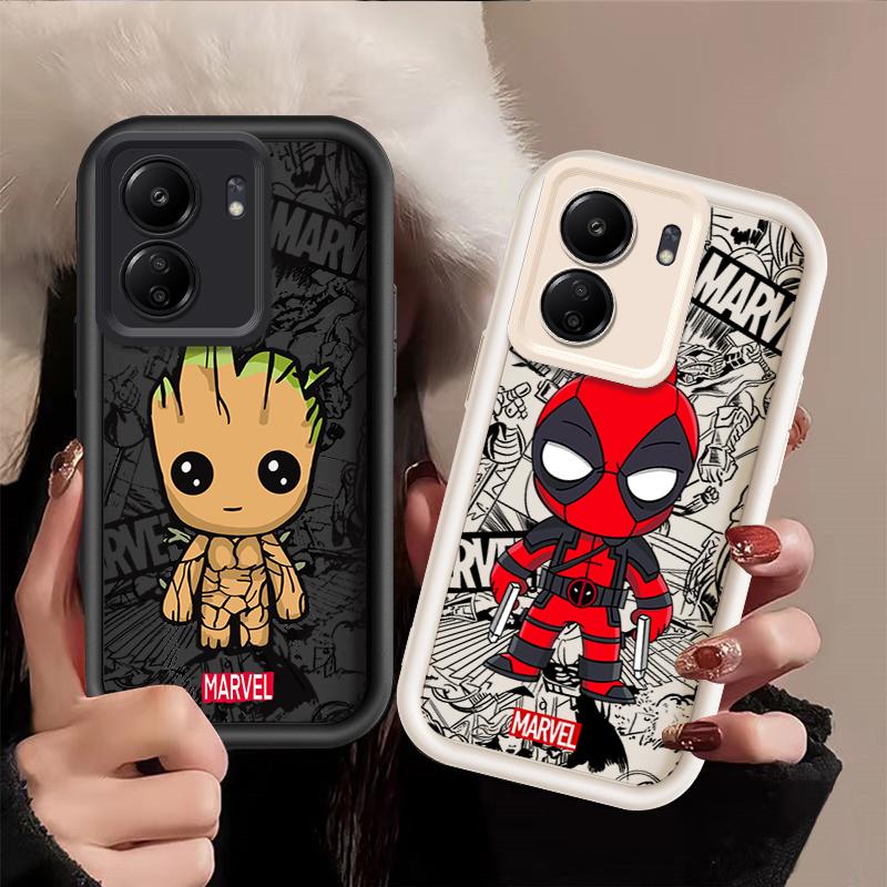 Casing For Redmi 13C/POCO C65 Cartoon Silicone Girls Soft Phone Case TPU Flower…