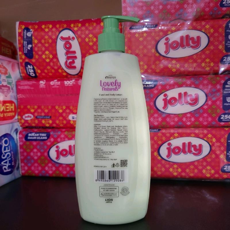 Lotion Tangan dan Tubuh Emeron Lovely Naturals 400 ml - Pencerah 6