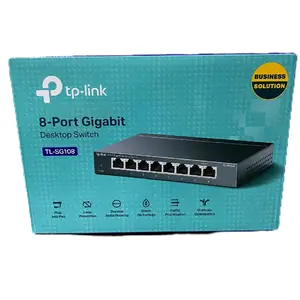 Desktop Switch 8 Port Gigabit TP-Link TL-SG108 SG108 Hub 8-Port RJ45 10/100/1000Mbps