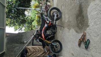 Product Review of Kulit Jok Supersub Extreme Series Hitam Sarung Jok CRF KLX Dtracker WR 155 Kain Jok Motor Trail Supermoto from D**n 1