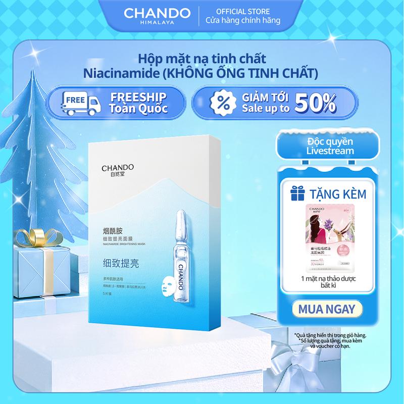 EX - CHẢNH BEAUTY MẶT NẠ TINH CHẤT NIACINAMIDE 26ML CHANDO HIMALAYA HÀNG CHÍNH HÃNG KHÔNG KÈM ỐNG SERUM