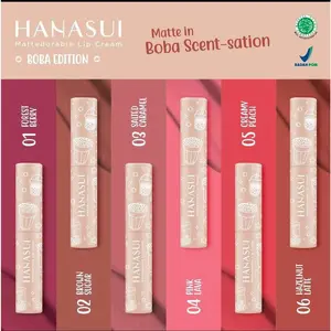 Hanasui Mattedorable Lipcream Boba Edition