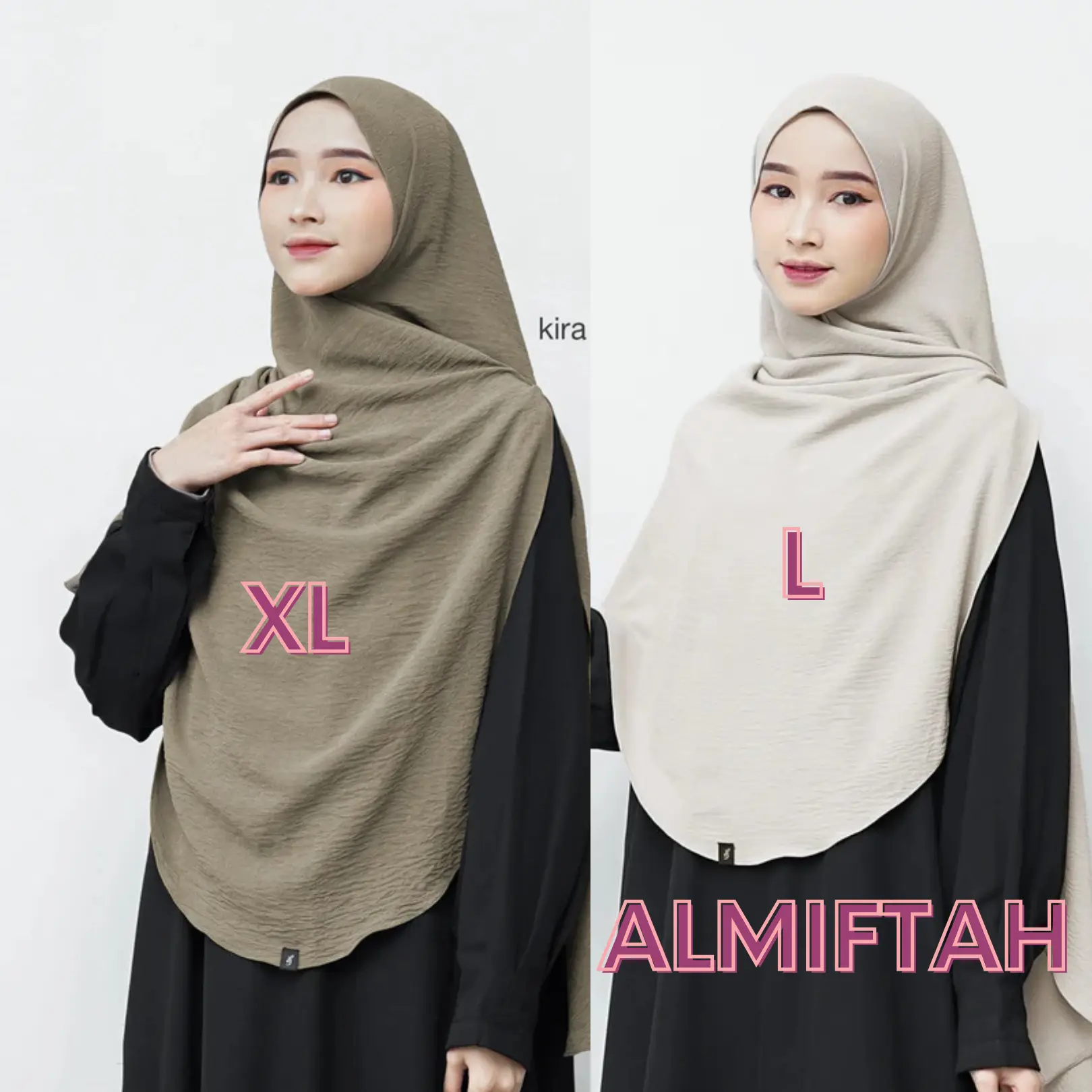 almiftah-hijab pashmina oval curve crinkle terbaru/hijab pashmina oval Airflow Panjang Muslim