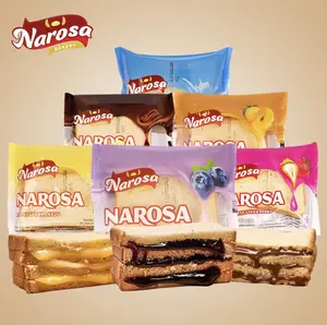 Narosa roti sarapan Halal lembut rasa coklat,keju dll, rasa kenyang lezat sehat