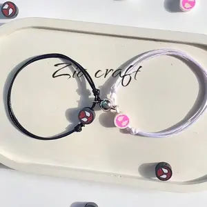 gelang couple spiderman / gelang couple magnet / gelang couple spiderman viral Bracelets Aksesoris