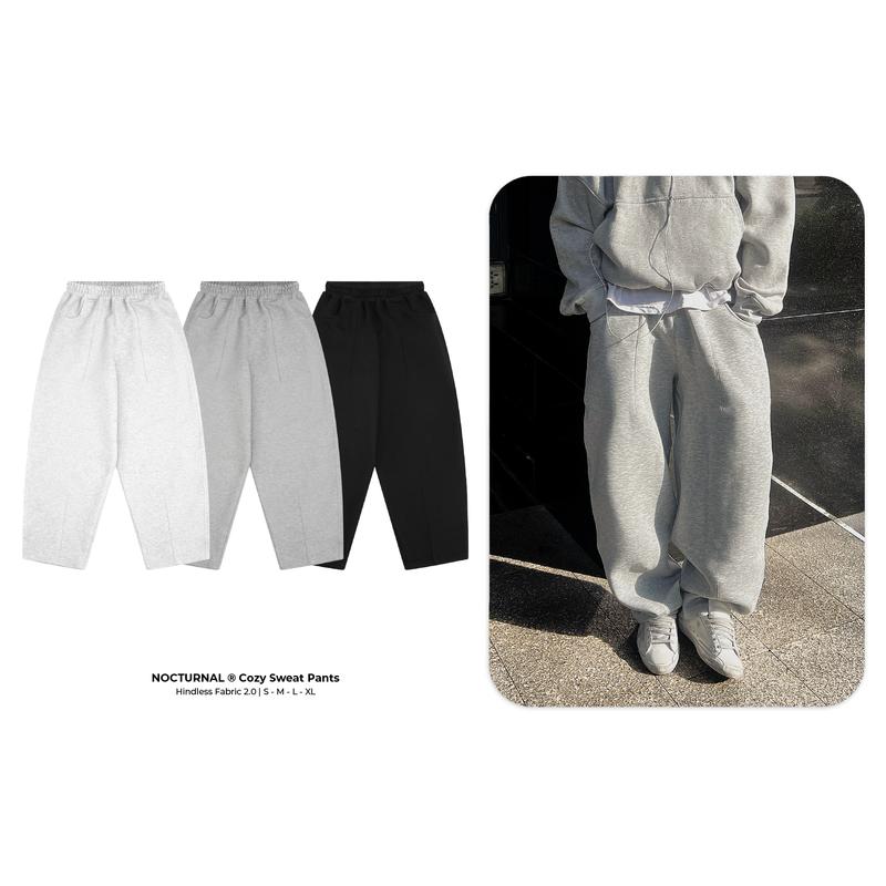 [NEW ARRIVAL] Quần Nỉ Dài Form Ống Cong NOCTURNAL Cozy Sweat Pants Unisex Nam Nữ Local Brand
