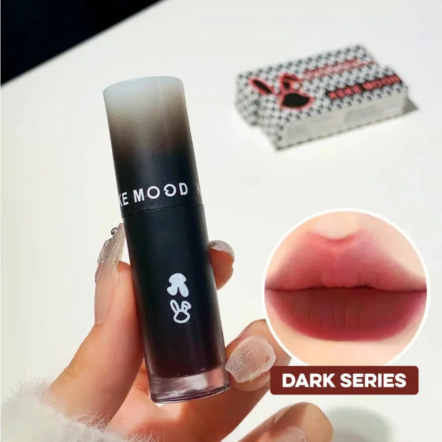 Lipstik KEKEMOOD Lip Glaze Creamy Dark Series Velvet Tahan Air Waterproof and Long Lasting XX045