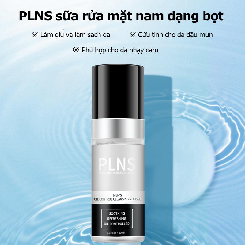 Sữa Rửa Mặt Dưỡng Ẩm Kiểm Soát Dầu Làm Trắng, Dành Cho Nam Giới, PLNS Cosmetic Skincare kem rửa mặt nam sữa rửa mặt nam sữa rửa mặt trị mụn fanmen
