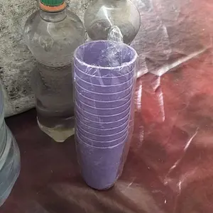 (BUBBLEWRAP (PAKET 1 LUSIN)) GELAS PASTEL SOFI PLASTIK 400ML SERBAGUNA