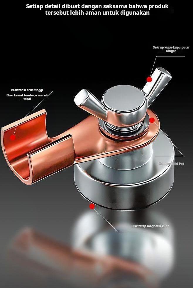 Alat Serasi Elektrik Magnetik Kuat untuk Las - Klip Serasi yang Meningkatkan Koneksi dan Mengurangi Risiko Kecelakaan