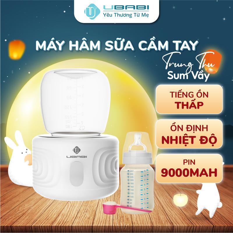 Máy Hâm Sữa Cầm Tay UBABI UB-US002 DQ-N15 Kèm 5 Cổ Nối Hâm Nóng Sữa Pin 9000mAh