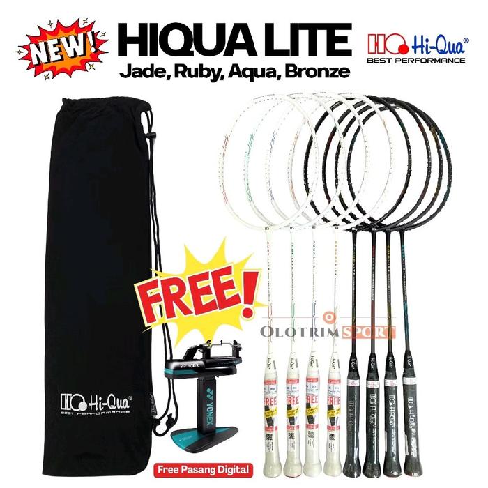 Gold Raket Jual Raket Badminton HIQUA LITE 32lbs Original - Gold, Raket Saja ...