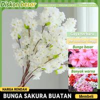 Gambar Batang bunga sakura buatan dengan 5 pilihan warna, dekorasi tanaman tiruan yang sangat mirip - Pink, 10 Strip dari Dekorasi Tanaman Buatan Kab. Tangerang 1 Tokopedia
