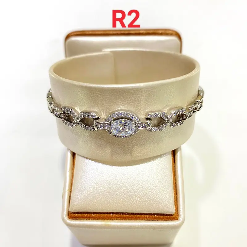 Gelang xuping original model rantai permata mengkilau 2