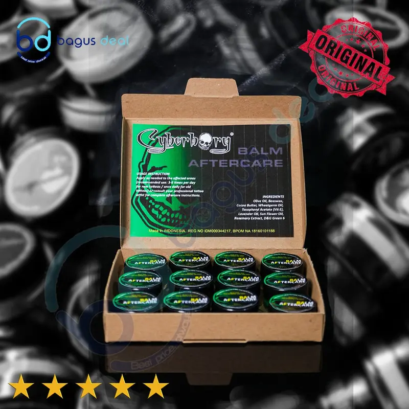 Salep Tato Ukuran Kecil 8ml Cyberborg Tattoo Aftercare Balm 2
