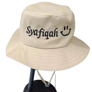 Topi rimba Anak free bordir nama dan smile aksesoris fashion anak laki-laki dan perempuan bahan royal dril usia 2-10 tahun topi  rimba