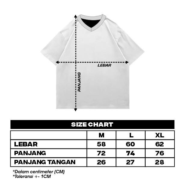 RZQ / 62 ORLANDO / Number Series / Streetwear / Atasan  /  Unisex / Oversize / Boxy Fit / Retro 4