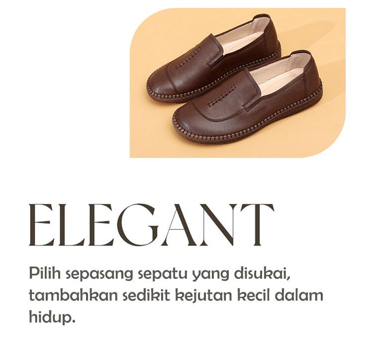 CXGK  Flatshoes - Sepatu Datar Wanita Hitam untuk Kerja (Office Lady) & Gaya Harian | Desain Korea Berkelas