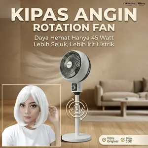 SPESIAL ( KAK ZAHNAS ) KIPAS ANGIN ROTATION / KIPAS MODERN / KIPAS AESTHETIC / HEMBUSAN ANGIN SEJUK