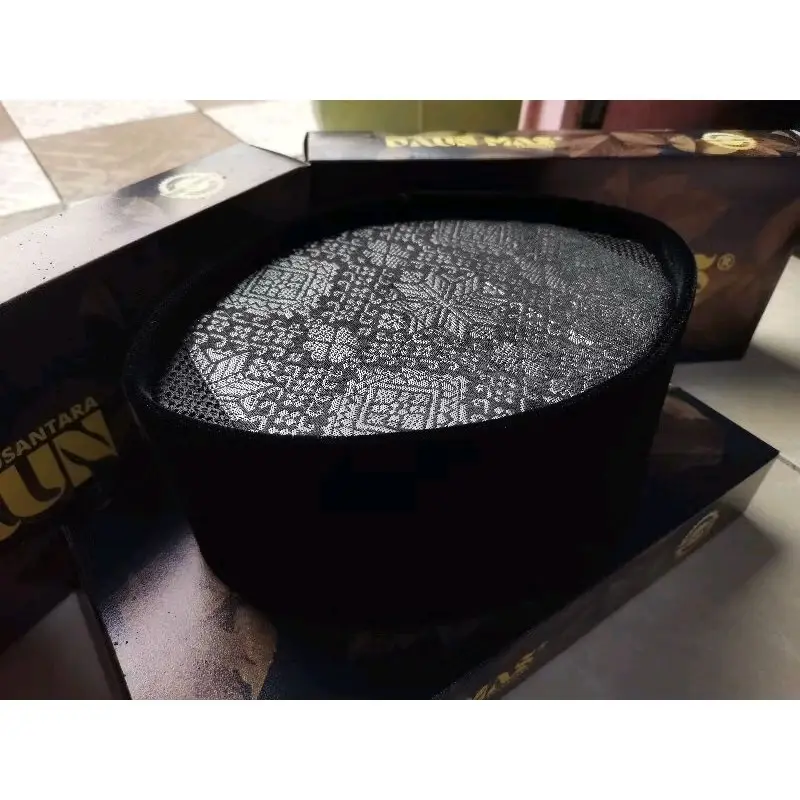 SONGKOK/PECI AC SONGKET SILVER DAN BLUDRU Kopiah Muslim Pria