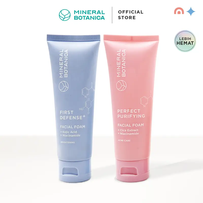 [TERLARIS & TERBAIK] Mineral Botanica Perfect Purifying  & First Defense Facial Foam 0