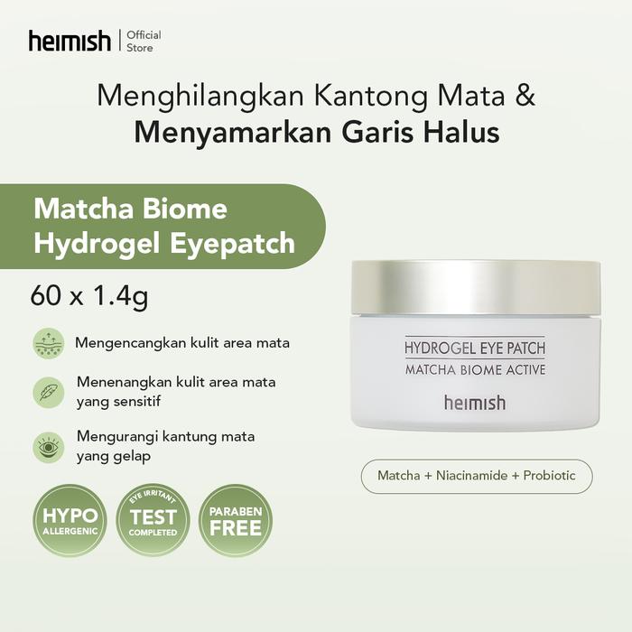 Gambar HEIMISH Matcha Biome Hydrogel Eye Patch Mencerahkan Mengencangkan dari Heimish Indonesia Kota Tangerang Tokopedia