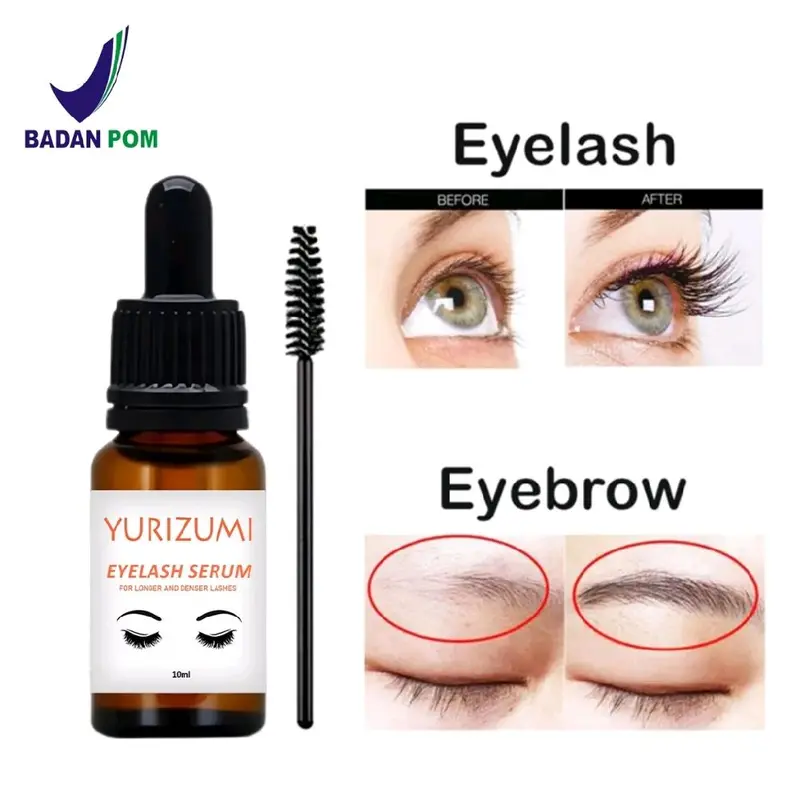 BUNDLING - Lash & Brow Serum Penumbuh Alis Mata Dengan Penjepit Bulu Mata Sisir Eyelash Maskara Melentikkan Tahan Lama Penebal 2